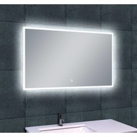 Quatro Dimbare Led Spiegel 100X60Cm