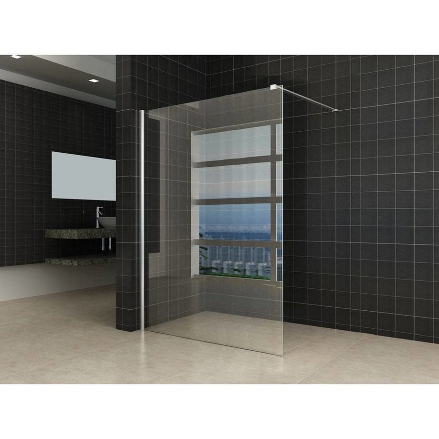 Inloopdouche Met Muurprofiel 140X200 Cm En 8 Mm Nano Anti Kalk Glas