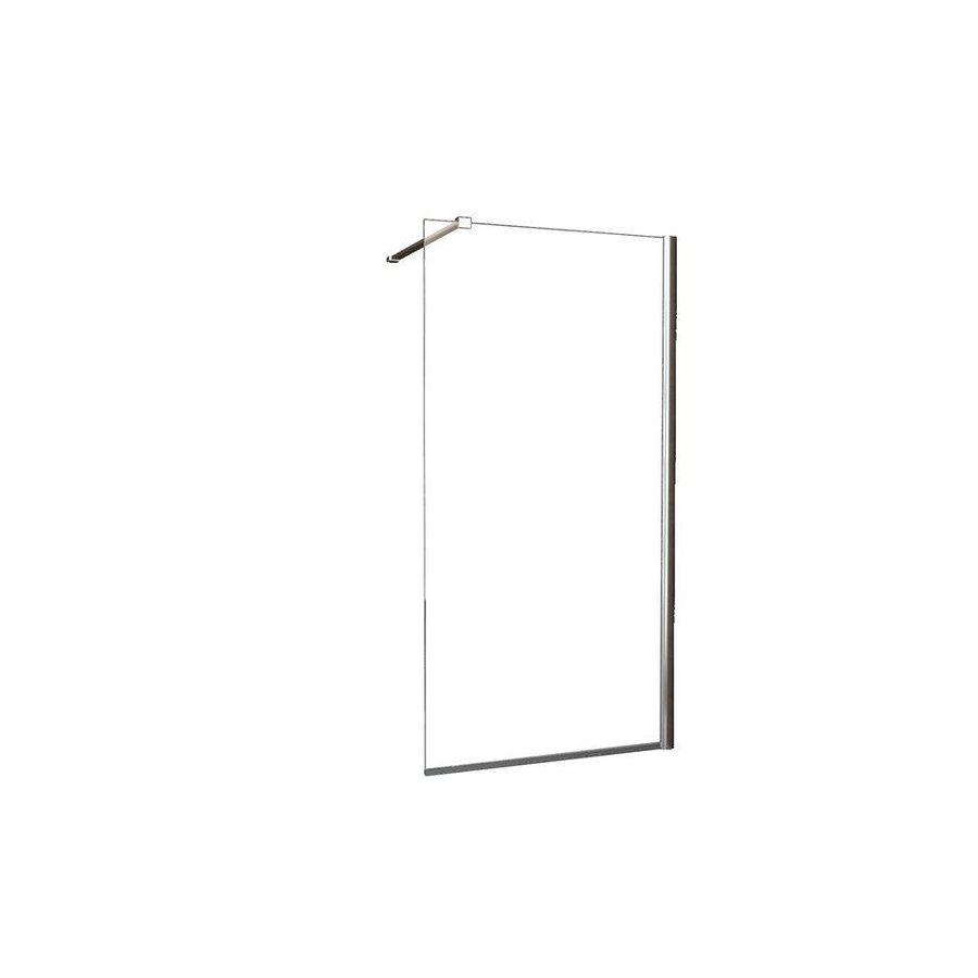 Inloopdouche Met Muurprofiel 130X200 Cm En 10 Mm Nano Anti Kalk Glas