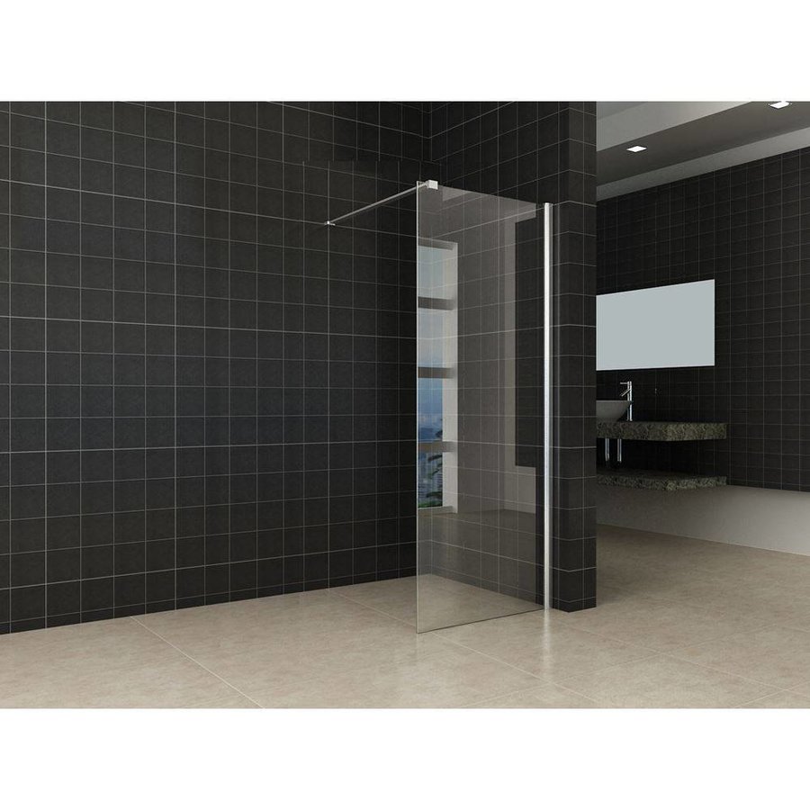 Inloopdouche Met Muurprofiel 70X200 Cm En 10 Mm Nano Anti Kalk Glas