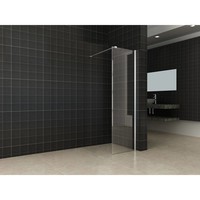 Inloopdouche Met Muurprofiel 50X200 Cm En 10 Mm Nano Anti Kalk Glas