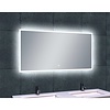 Aqua Splash Quatro Dimbare Led Spiegel 120X60Cm