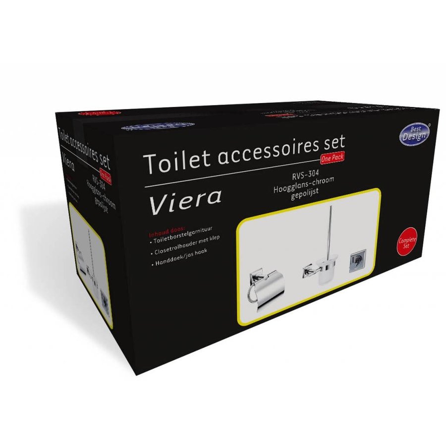 Viera Toilet Accessoires Set