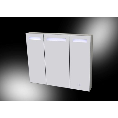 Aluma Spiegelkast 100X80Cm Led Verlichting 