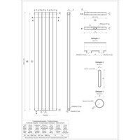 Fand Dubbele Sierradiator 200X45 Cm 1461 Watt