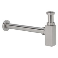 Star Luxe Bekersifon Vierkant 11/4" Rvs Look