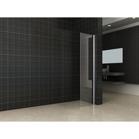 Zijwand Met Muurprofiel 40X200 Cm En 10 Mm Nano Glas