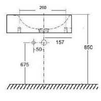 Austin Fonteinset Compleet 37X23X10 Cm Links Wit