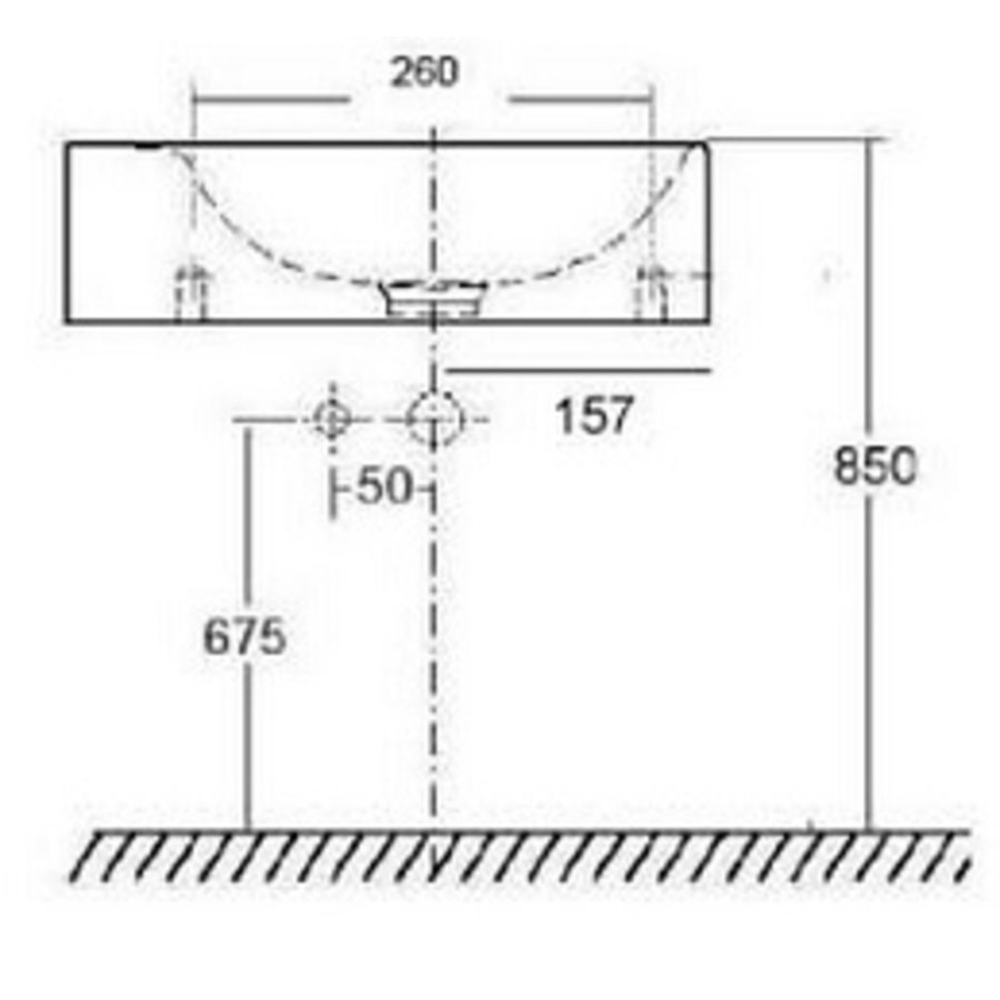 Austin Fonteinset Compleet 37X23X10 Cm Links Wit