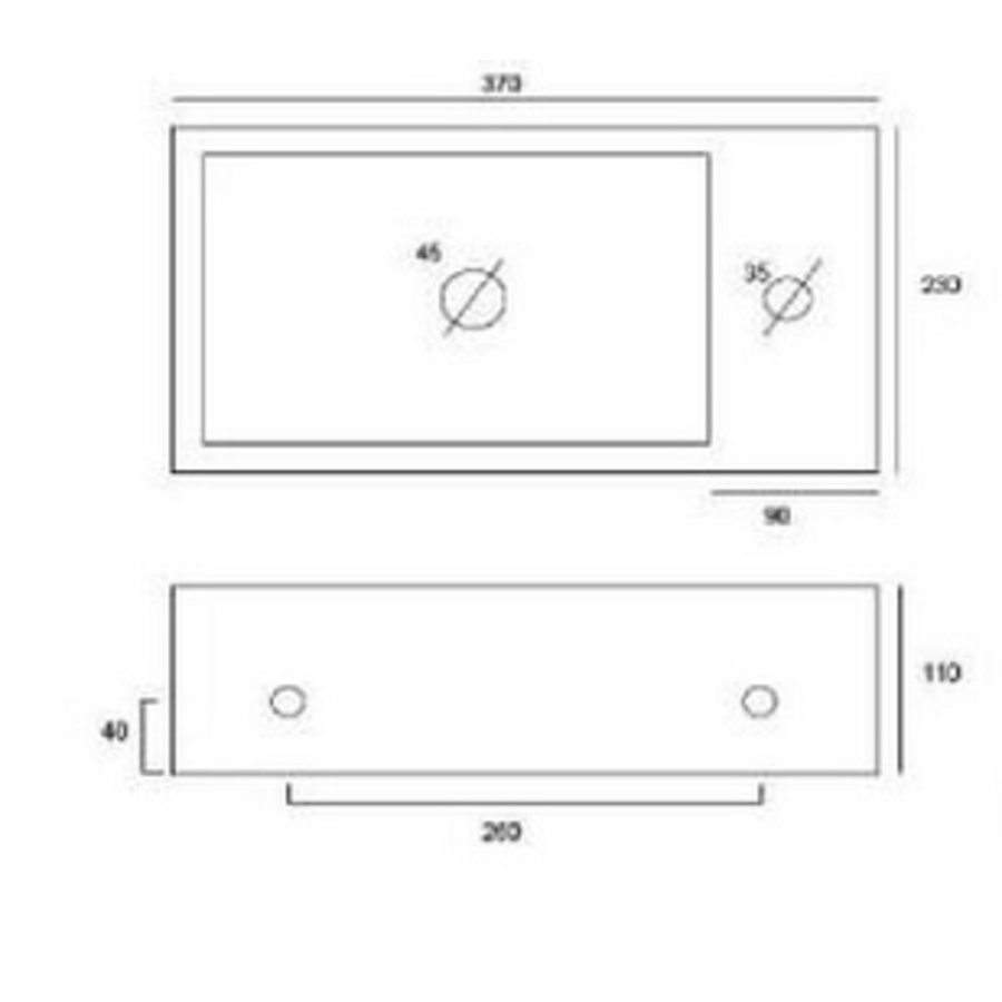 Austin Fonteinset Compleet 37X23X10 Cm Rechts Wi