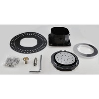 Inbouw Verstelbare Zijdouche Rond 135Mm Abs Chroom