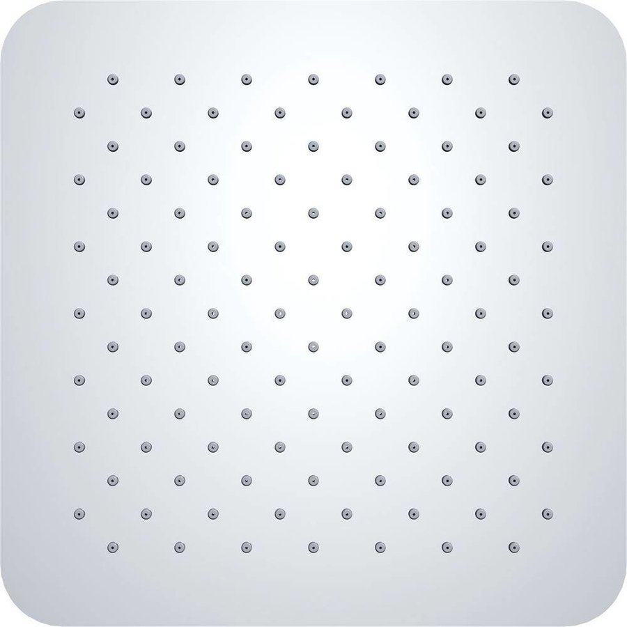 Ufo Luxe Hoofddouche Vierkant 300Mm Ultra Plat Chroom