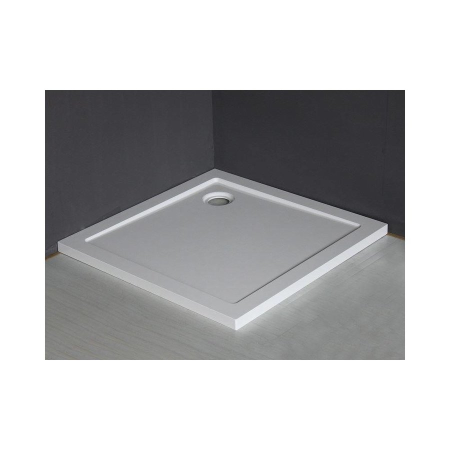 Luxe Douchebak Vierkant 90X90X4 Cm Wit