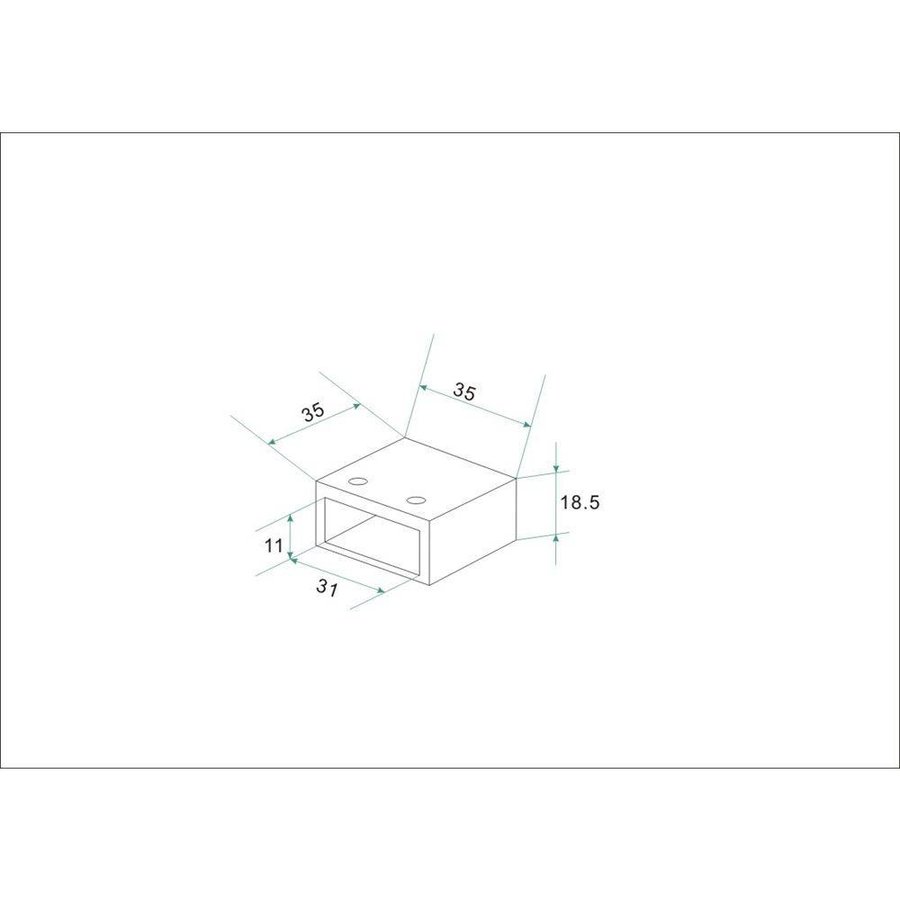 Muurkoppeling Tbv Stabilisatiestang Chroom