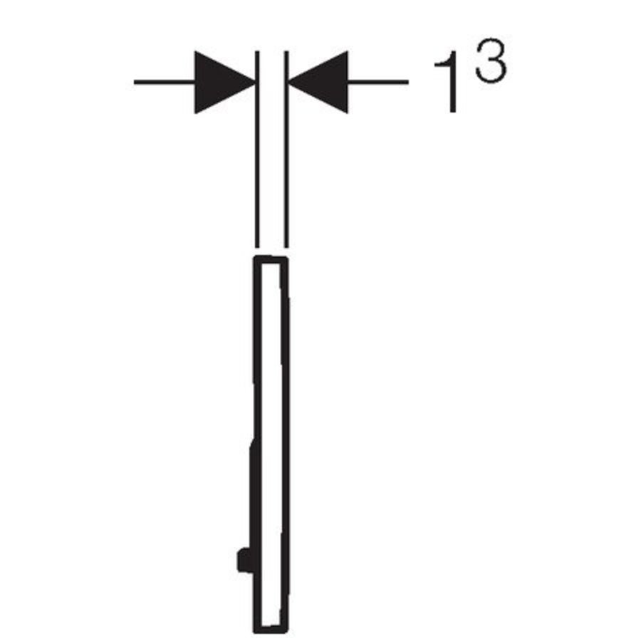 Sigma 01 Drukplaat Mat-Chroom Voor De Up300 / Up320 / Up720