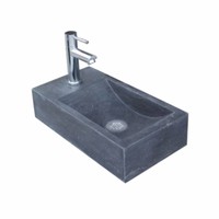 Hardsteen Fontein Set Recto Links Rechthoek 40X22X10 Cm