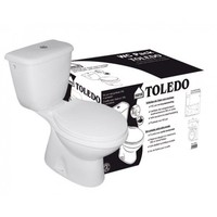 Compleet Toledo Duoblok Staande Toilet Van Keramiek (Ao Of Pk)