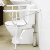 Toiletarmsteun Etac Optima L 73,5x11 cm Wit (draagvermogen tot 150 kg)