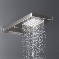 Regen douchekop Mavesteel Oceano met Waterval Rechthoekig 19x47.2 cm 304L Glanzend Chroom