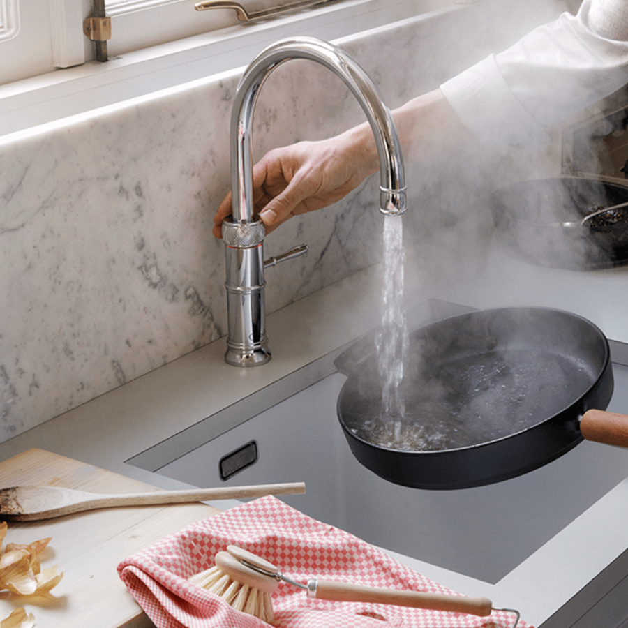 Quooker Kokendwaterkraan Classic Fusion Round RVS