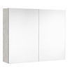 Allibert Spiegelkast Allibert Look Stopcontact VDE 80x65x18 cm Licht Beton