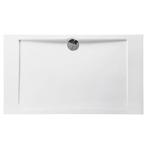 Douchebak Allibert Slim 140x80x4 cm Wit Glanzend 