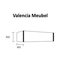 Badmeubel AQS Valencia Carrara Mat 120 cm Solid Surface Rechthoekige Wasbak (zes varianten)