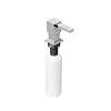 Inbouwzeepdispenser Sapho Kunststof Fles 350 ML Vierkant Chroom