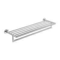 Dubbele Handdoekhouder Sapho X-Steel met Plankopslag 65 cm RVS