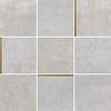 Arcana Mozaiek Arcana Avelin Ceniza 30x30 cm Licht Grijs met Goud Detail (Prijs per 1,08 M2)