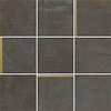 Arcana Mozaiek Arcana Avelin Plomo 30x30 cm Antraciet met Goud Detail (Prijs per 1,08 M2)