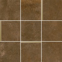 Mozaiek Arcana Avelin Cobre 30x30 cm Bruin met Goud Detail (Prijs per 1,08 M2)