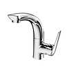 Sapho Wastafelkraan Sapho Soliter 1-hendel Gebogen 20.7 cm Chroom