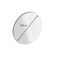 Badkamerspiegel Rond met LED-Verlichting Xenz Salo 100 cm