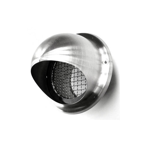 Bolrooster BWS Ventilatie Aansluitmaat Ø 200 mm Grofmazig Gaas Met Hoge Doorlaat RVS 