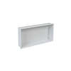 Plieger Inbouwnis Plieger Inbox Wand Met Flens 60x30x7.5cm Waterproof RVS