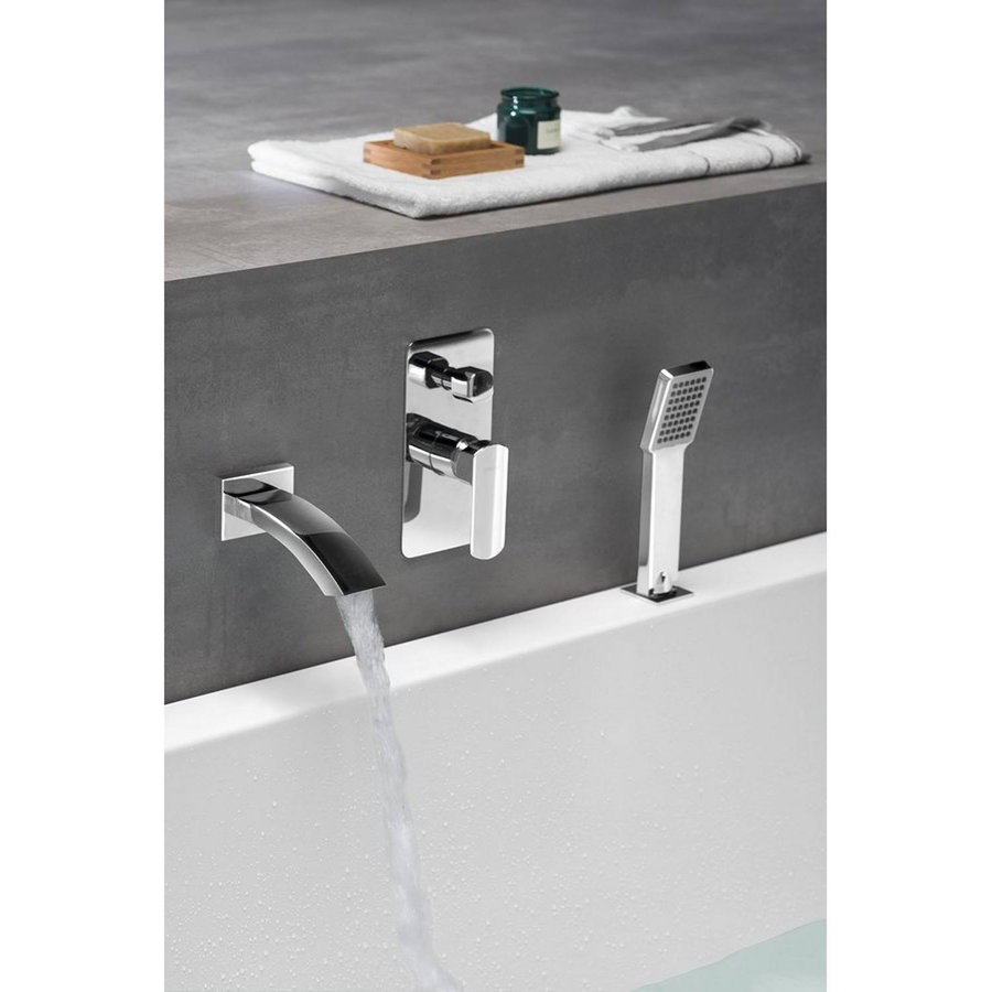 Douchekraan Inbouw Sapho Mixona Mengkraan Afbouwdeel 2-weg Chroom (incl. inbouwdeel)