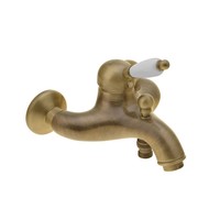 Opbouw Badkraan Sapho Kirk� Mengkraan Retro Wit 1-hendel 11.5 cm Brons