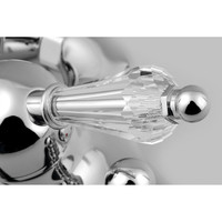 Opbouw Badkraan Sapho Kirk� Mengkraan Retro Kristal 1-hendel 11.5 cm Chroom