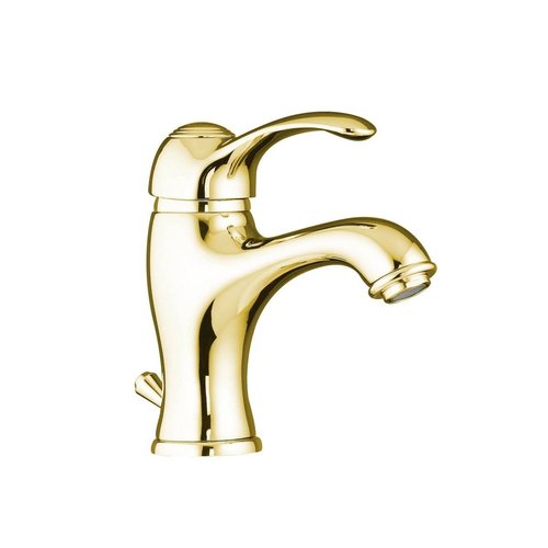 Wastafelmengkraan Sapho Kirké 1-hendel Gebogen 16.6 cm Goud (incl. clickwaste) 