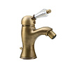 Bidetmengkraan Sapho Kirk� Retro Kristal 1-hendel Gebogen 18.2 cm Brons (incl. clickwaste)