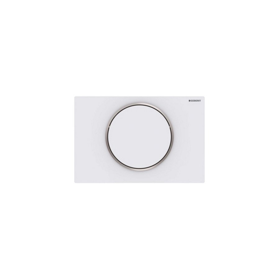 Bedieningsplaat Geberit Sigma 10 Met Spoeltoets Mat Wit