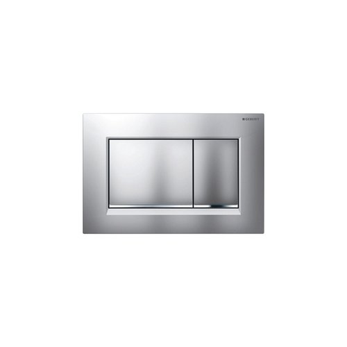 Bedieningsplaat Geberit Sigma 20 Square DF Mat Chroom 