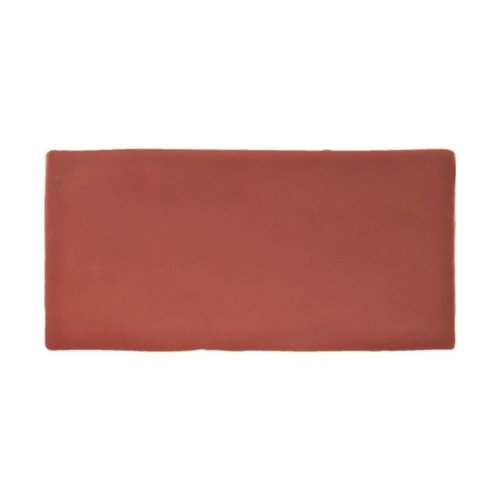 Wandtegel Atlas Garnet Mate 7.5x15 cm Mat Rood (prijs per m2) 