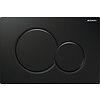 Geberit Sigma 01 Bedieningsplaat Frontbediening Glans Zwart