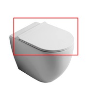 Toiletzitting Salenzi Form Slim Glans Wit