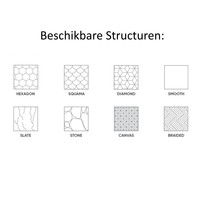 Douchebak Texence Hexagon met Afvoer Hoogwaardig Composiet (alle maten, alle kleuren)