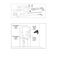 Urinoir Set Salenzi Hung Achterinlaat Mat Zwart met TECE Square Drukplaat Metaal