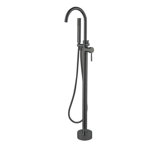 Vrijstaande Badmengkraan Best Design Albi 120 cm met Handdouche Gunmetal 