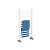 Sapho Handdoekradiator Sapho Metro Recht 50x120 cm Wit